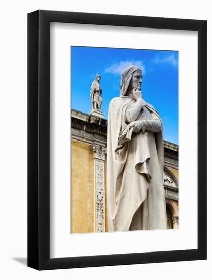 Statue of Dante Alighieri-Nico-Framed Photographic Print