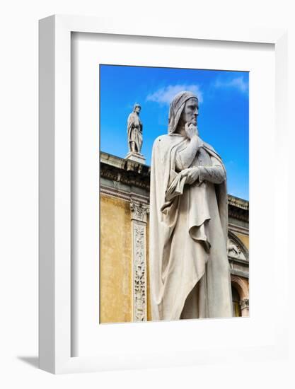 Statue of Dante Alighieri-Nico-Framed Photographic Print