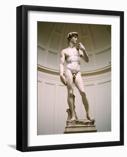 Statue of David, Accademia Gallery, Florence, Italy-Peter Thompson-Framed Photographic Print