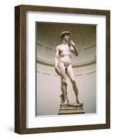 Statue of David, Accademia Gallery, Florence, Italy-Peter Thompson-Framed Photographic Print