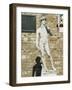 Statue of David, Palazzo Vecchio on the Piazza Della Signoria, Florence, Tuscany, Italy-Robert Harding-Framed Photographic Print