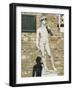 Statue of David, Palazzo Vecchio on the Piazza Della Signoria, Florence, Tuscany, Italy-Robert Harding-Framed Photographic Print