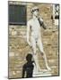 Statue of David, Palazzo Vecchio on the Piazza Della Signoria, Florence, Tuscany, Italy-Robert Harding-Mounted Photographic Print