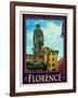 Statue of David, Piazza Della Signoria, Florence Italy 3-Anna Siena-Framed Giclee Print