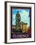 Statue of David, Piazza Della Signoria, Florence Italy 3-Anna Siena-Framed Giclee Print