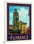 Statue of David, Piazza Della Signoria, Florence Italy 3-Anna Siena-Framed Giclee Print