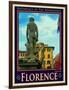 Statue of David, Piazza Della Signoria, Florence Italy 3-Anna Siena-Framed Giclee Print