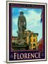 Statue of David, Piazza Della Signoria, Florence Italy 3-Anna Siena-Mounted Giclee Print