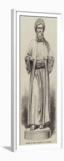 Statue of David Sassoon, by T Woolner-null-Framed Giclee Print
