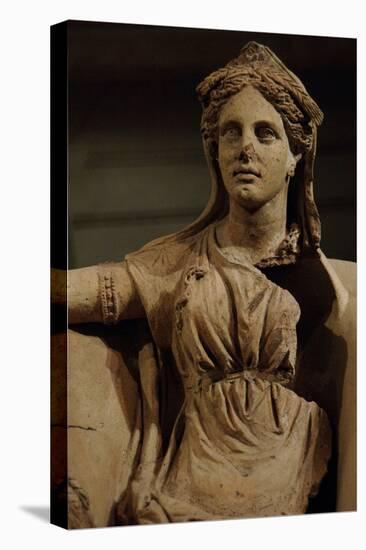 Statue of Demeter, 4Th-3Rd Century (Clay)-Roman-Stretched Canvas