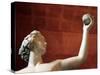 Statue of Dionysus, God of Wine and Patron of Wine Making-null-Stretched Canvas