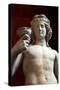 Statue of Dionysus, God of Wine and Patron of Wine Making-null-Stretched Canvas