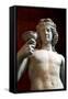 Statue of Dionysus, God of Wine and Patron of Wine Making-null-Framed Stretched Canvas