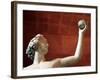 Statue of Dionysus, God of Wine and Patron of Wine Making-null-Framed Photographic Print