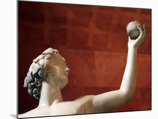 Statue of Dionysus, God of Wine and Patron of Wine Making-null-Mounted Photographic Print