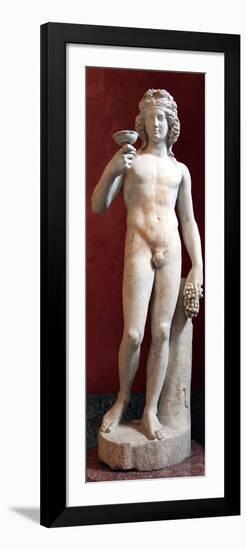 Statue of Dionysus, God of Wine and Patron of Wine Making-null-Framed Photographic Print