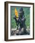 Statue of Disciple of Tian Tan Buddha-Stewart Cohen-Framed Photographic Print