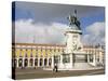 Statue of Dom Jose in Praca Do Comercio, Baixa District, Lisbon, Portugal, Europe-Richard Cummins-Stretched Canvas