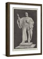 Statue of Dr Hanna at Belfast, Unveiled 31 March-null-Framed Giclee Print