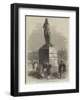 Statue of Dr Jenner, Lately Erected at Boulogne-null-Framed Premium Giclee Print