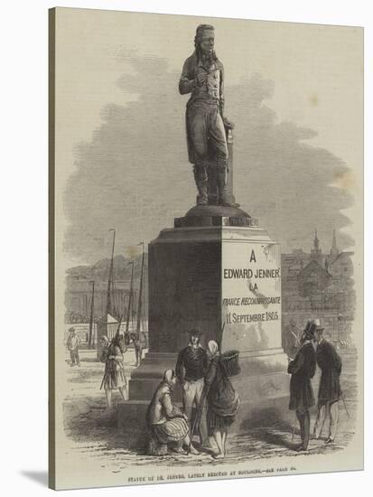 Statue of Dr Jenner, Lately Erected at Boulogne-null-Stretched Canvas