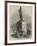 Statue of Dr Jenner, Lately Erected at Boulogne-null-Framed Giclee Print