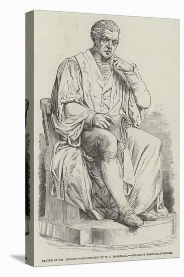 Statue of Dr Jenner, Sculptured by W C Marshall-null-Stretched Canvas