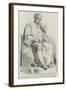 Statue of Dr Jenner, Sculptured by W C Marshall-null-Framed Giclee Print