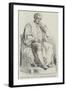 Statue of Dr Jenner, Sculptured by W C Marshall-null-Framed Giclee Print