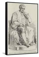 Statue of Dr Jenner, Sculptured by W C Marshall-null-Framed Stretched Canvas