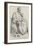 Statue of Dr Jenner, Sculptured by W C Marshall-null-Framed Giclee Print