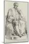Statue of Dr Jenner, Sculptured by W C Marshall-null-Mounted Giclee Print
