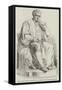 Statue of Dr Jenner, Sculptured by W C Marshall-null-Framed Stretched Canvas