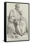 Statue of Dr Jenner, Sculptured by W C Marshall-null-Framed Stretched Canvas