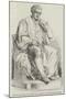 Statue of Dr Jenner, Sculptured by W C Marshall-null-Mounted Giclee Print