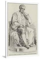 Statue of Dr Jenner, Sculptured by W C Marshall-null-Framed Giclee Print