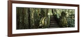 Statue of Dragons in a Temple, Bathing Temple, Ubud Monkey Forest, Ubud, Bali, Indonesia-null-Framed Photographic Print