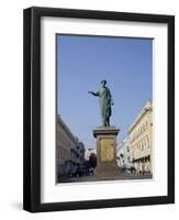 Statue of Duke De Richelieu, Odessa, Ukraine-Cindy Miller Hopkins-Framed Photographic Print