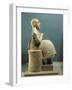 Statue of Ebish-II, an Intendant Found in the Temple of Ishtar at Mari-null-Framed Giclee Print