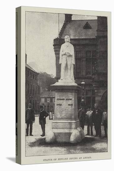 Statue of Edward Irving at Annan-null-Stretched Canvas