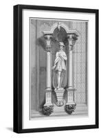 Statue of Edward Vi, Guildhall Chapel, City of London, 1822-T Mills-Framed Premium Giclee Print