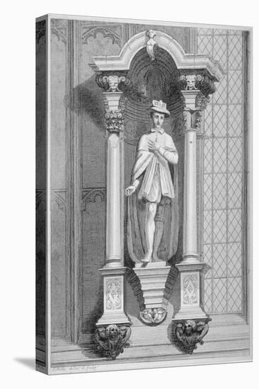 Statue of Edward Vi, Guildhall Chapel, City of London, 1822-T Mills-Stretched Canvas