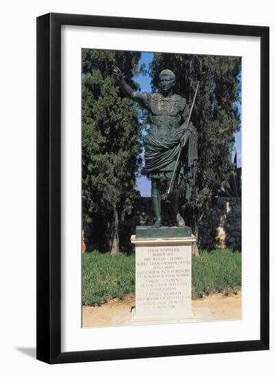 Statue of Emperor Augustus Caesar, Tarragona-null-Framed Giclee Print