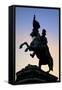 Statue of Emperor Franz Joseph, Vienna, Austria, Europe-Neil Farrin-Framed Stretched Canvas