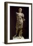 Statue of Emperor with Armor, Uncovered in Theatre of Vaison-La-Romaine-null-Framed Giclee Print