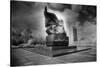Statue of Ernst Thalmann, East Berlin, Germany-Simon Marsden-Stretched Canvas