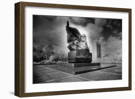 Statue of Ernst Thalmann, East Berlin, Germany-Simon Marsden-Framed Giclee Print