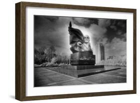 Statue of Ernst Thalmann, East Berlin, Germany-Simon Marsden-Framed Giclee Print