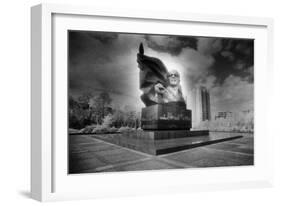 Statue of Ernst Thalmann, East Berlin, Germany-Simon Marsden-Framed Giclee Print