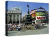 Statue of Eros and Piccadilly Circus, London, England, UK-Lee Frost-Stretched Canvas